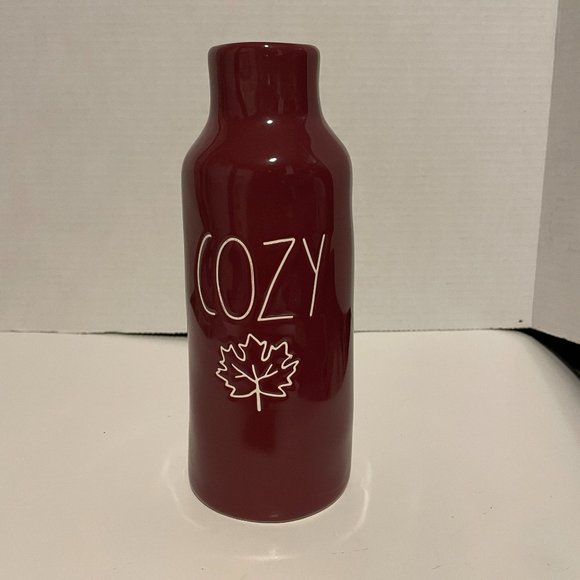 Rae Dunn COZY 9" ceramic vase - Picture 1 of 4